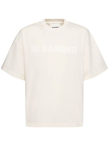 Camiseta De Algodón Con Estampado - JIL SANDER - Modalova