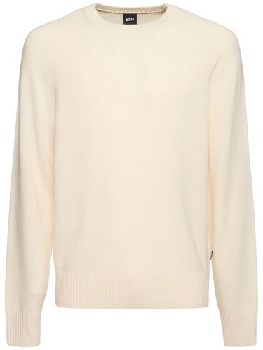 Maglia Girocollo Emalvo In Cashmere - BOSS - Modalova