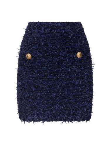 Tweed Mini Skirt - BALMAIN - Modalova