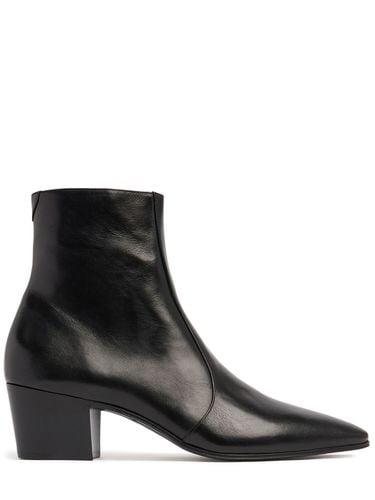 Botas Vassili 60 De Piel - SAINT LAURENT - Modalova