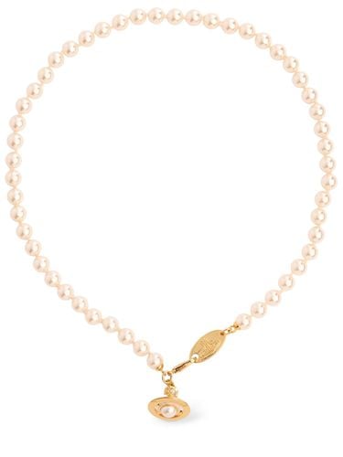 Simonetta Faux Pearl Necklace - VIVIENNE WESTWOOD - Modalova