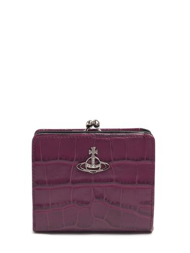 Logo Embossed Leather Wallet - VIVIENNE WESTWOOD - Modalova