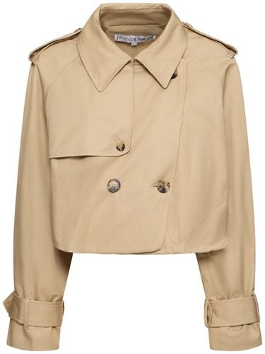 Abrigo Trench De Sarga De Algodón - JW ANDERSON - Modalova