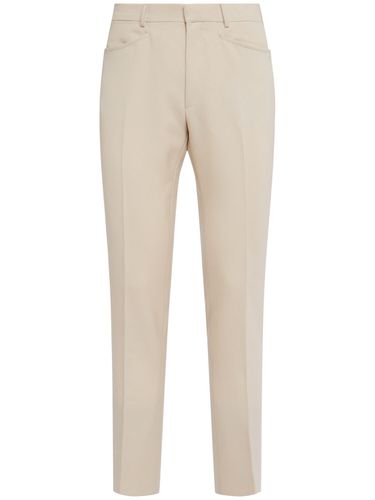 Dyllan Mohair Blend Twill Pants - TOM FORD - Modalova