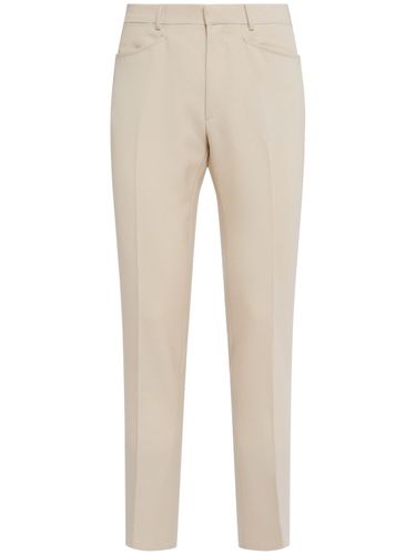 Pantalones De Sarga De Mohair - TOM FORD - Modalova