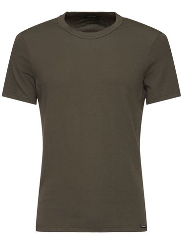 Camiseta De Algodón Jersey - TOM FORD - Modalova