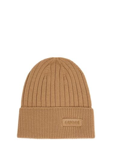 Cappello Beanie In Lana - GUCCI - Modalova