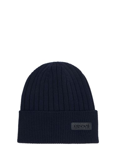 Gorro Beanie De Lana Con Logo - GUCCI - Modalova