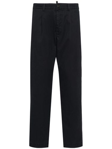 Pantaloni In Cotone - DSQUARED2 - Modalova