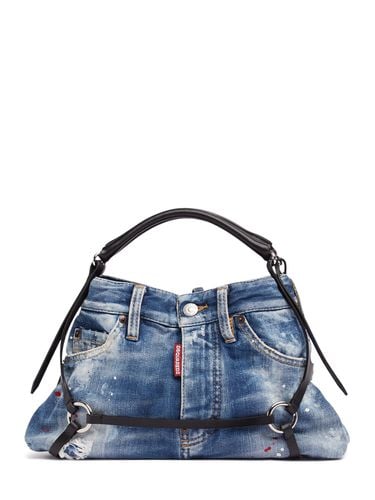 Bondage Denim Shoulder Bag - DSQUARED2 - Modalova