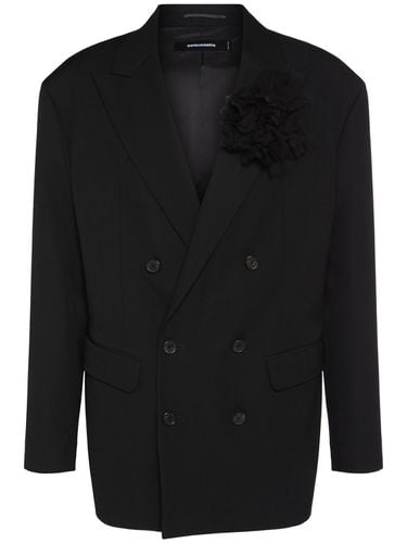 Blazer Oversize Cruzado - DSQUARED2 - Modalova