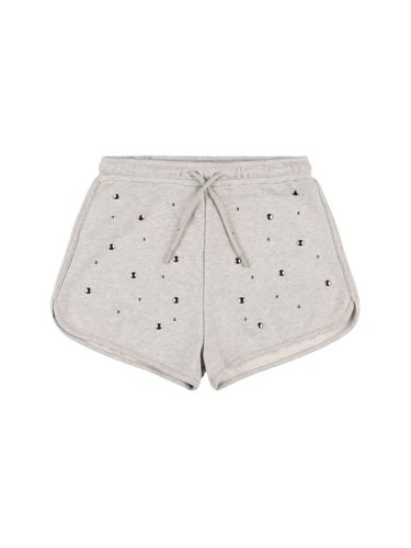 Shorts De Algodón Con Decoraciones - MSGM - Modalova