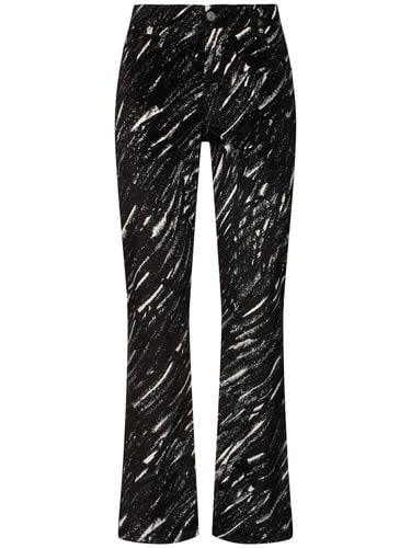 Crayon Flocked Straight Jeans - MARNI - Modalova