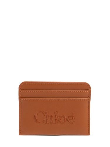 Kartenhalter Aus Leder „chloe Sense“ - CHLOÉ - Modalova