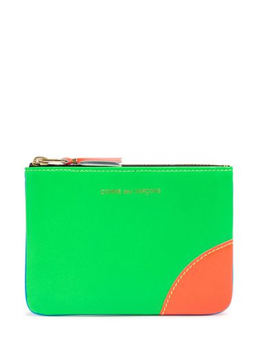 Cartera Super Neon De Piel - COMME DES GARÇONS WALLET - Modalova