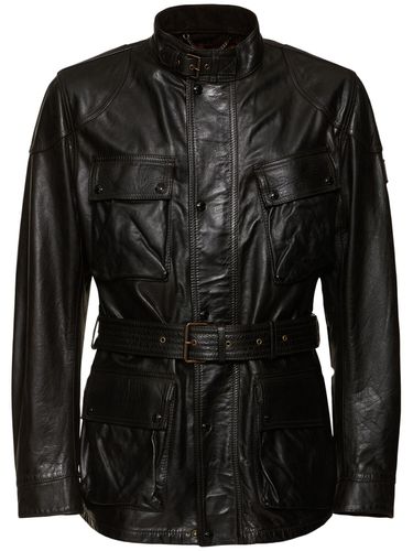 Giacca Trailmaster In Pelle Cerata - BELSTAFF - Modalova