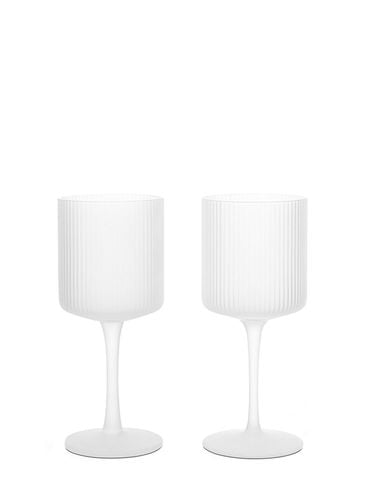 Set Di 2 Bicchieri Da Vino Ripple - FERM LIVING - Modalova