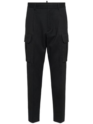 Cargo-hose Aus Stretch-wolle - DSQUARED2 - Modalova