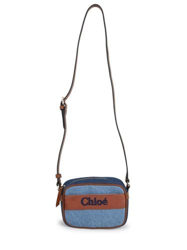 Bolso De Hombro De Denim De Algodón - CHLOÉ - Modalova