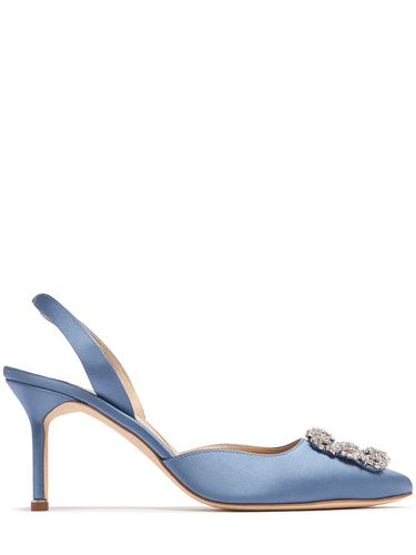 Mm Hohe Satinpumps „hangisi“ - MANOLO BLAHNIK - Modalova