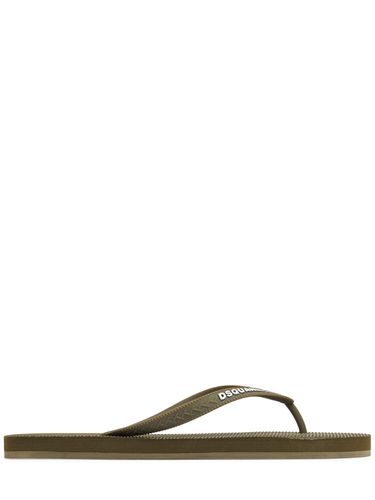 Logo Rubber Flip Flops - DSQUARED2 - Modalova