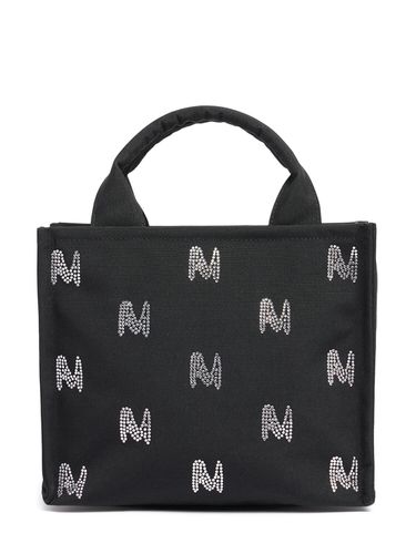 Bolso Tote Pequeño Monogram - MSGM - Modalova