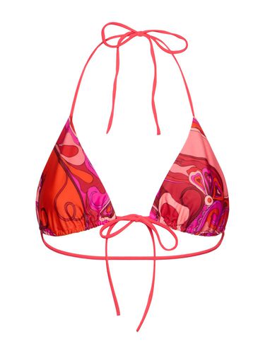 Bedrucktes Bikini-oberteil Aus Lycra - PUCCI - Modalova