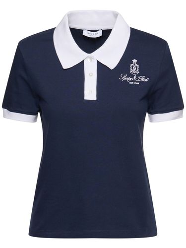 Polo Vendome Script 70’s In Cotone - SPORTY & RICH - Modalova