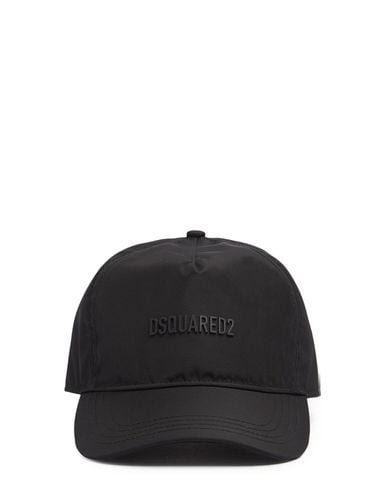 Cotton Logo Cordura Baseball Hat - DSQUARED2 - Modalova