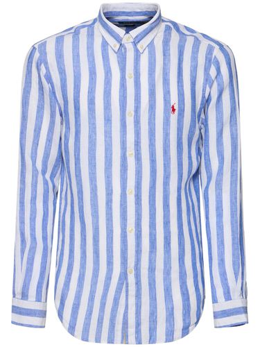 Striped Linen Shirt - POLO RALPH LAUREN - Modalova