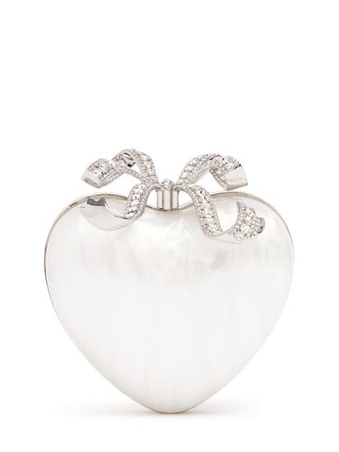 Heart Pearl Clutch - SELF-PORTRAIT - Modalova