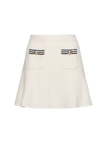 Textured Knit Mini Skirt - SELF-PORTRAIT - Modalova