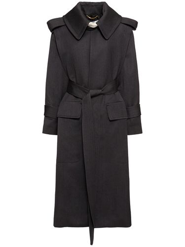 Trenchcoat Aus Wolle - VICTORIA BECKHAM - Modalova