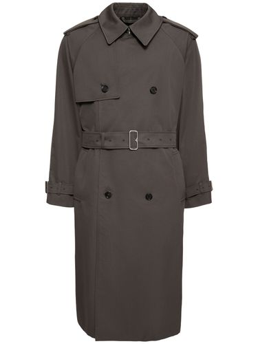 Long Cotton Trench Coat - BURBERRY - Modalova