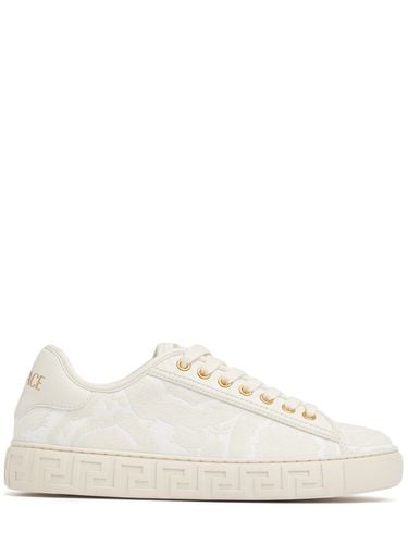 Barocco Jacquard Sneakers - VERSACE - Modalova