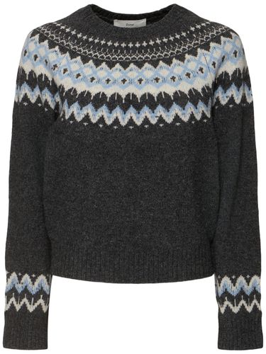 Fair Isle Wool Sweater - DUNST - Modalova