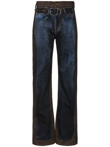 Trompe L'oeil High Rise Straight Jeans - Y/PROJECT - Modalova