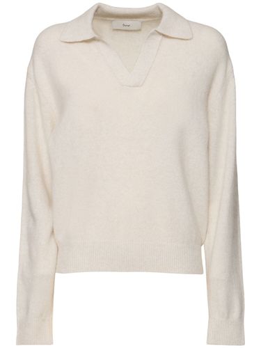 Collared Wool Blend Sweater - DUNST - Modalova