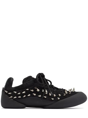 Flexion Studded Leather Sneakers - ALEXANDER MCQUEEN - Modalova