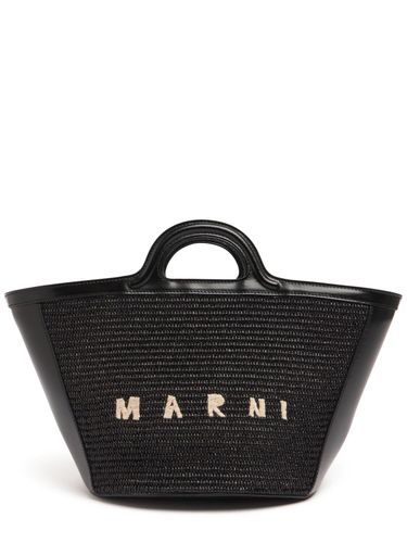 Small Tropicalia Raffia Effect Bag - MARNI - Modalova