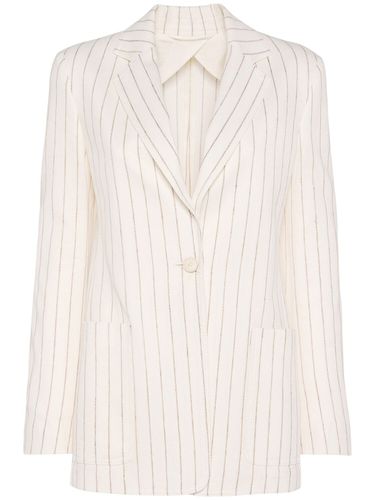 Jadi Striped Cotton & Linen Blazer - MAX MARA - Modalova