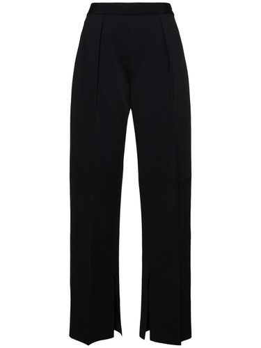 Pantalones Anchos De Punto De Viscosa - JIL SANDER - Modalova