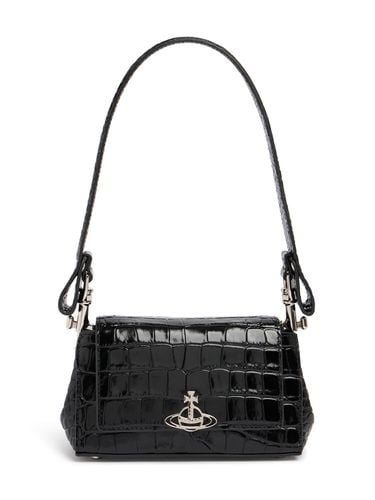 Small Hazel Embossed Leather Bag - VIVIENNE WESTWOOD - Modalova