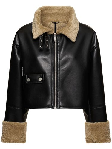 Chaqueta De Shearling Sintético - NANUSHKA - Modalova