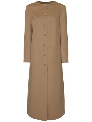 Martil Round Neck Long Coat - LOULOU STUDIO - Modalova