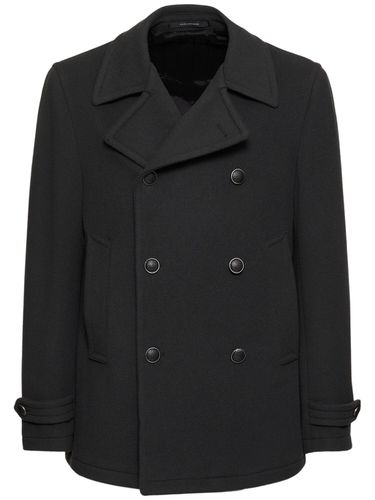 Monaco Wool Blend Peacoat - TAGLIATORE - Modalova