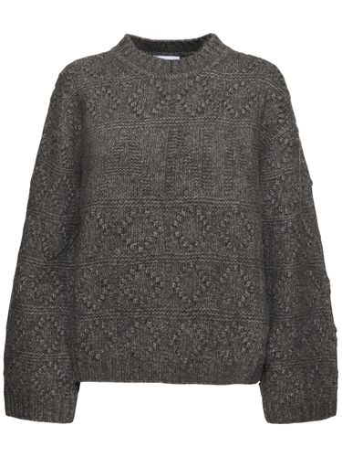 Pullover In Maglia In Lana E Cotone - GANNI - Modalova