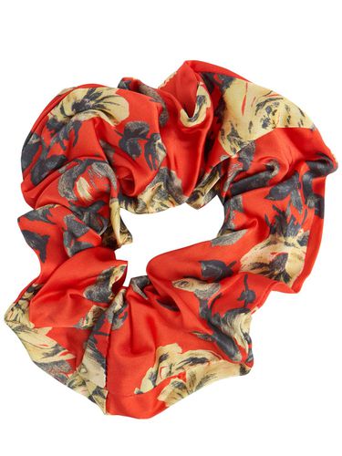 Scrunchie Aus Satin Mit Druck - GANNI - Modalova