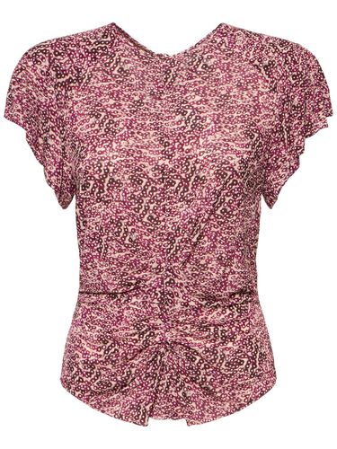 Tullya Printed Stretch Viscose Top - ISABEL MARANT - Modalova