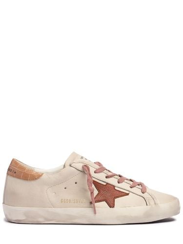 Sneakers Super-star De Piel 20mm - GOLDEN GOOSE - Modalova